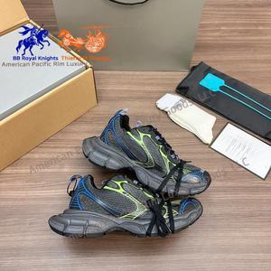 Chaussures de sport décontractées de haute qualité 3XL en maille et polyuréthane - Chaussures à lacets épaisses pour la marche et la course Balenciagainges - Product Image 3