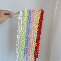 Bunga Rajut Buatan Tangan AS, Bunga Crochet Amaranthus, Buket Dekorasi Bunga, Tahan Lama, Hadiah untuk Pernikahan & Rumah