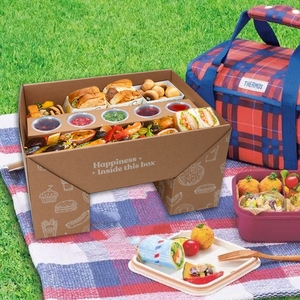 Scatola di Lusso Personalizzata per Alimenti da Asporto Torte Nuziali <span class=keywords><strong>Burger</strong></span> e Prodotti da Forno - Product Image 3