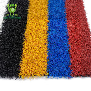 Tapis <span class=keywords><strong>synthétique</strong></span> pour terrain de sport, surface de jeu extérieure, gazon artificiel personnalisé avec motifs, pour la maternelle, piste de course arc-en-ciel, terrain de football - Product Image 6