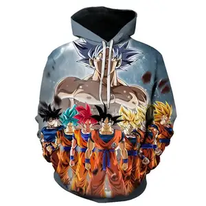 2022 3D Print Anime Dragonball Hoodies Sweatshirts