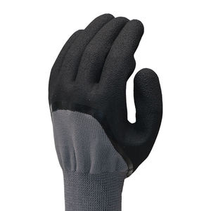 ZMSAFETY 15 قفازات العمل الملفوفة من النايلون مطلية بالخيش قفازات السلامة المطلية بالنايلون قفازات ماكسي فليكس - Product Image 6