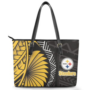 Borsa a tracolla Casual con Logo con decorazione lettera di San Francisco, borsa in pelle personalizzata da donna con due cinghie di Design della squadra di Rugby - Product Image 5