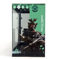 Delta Force Themed Air3 ATX Full Tower Metal Gaming Computer Case with Side Panel Window Desktop Stock
