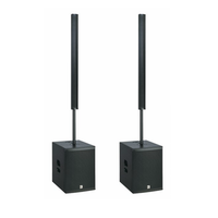 Enceinte colonne mini CVR Audio T-145 à fixation murale pour système audio de restaurant et sonorisation de conférence