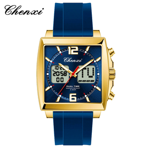LYN-311 <strong>Dawn</strong> Multi Functional Men's <strong>Watch</strong> Calendar Waterproof Night Light Men's <strong>Watch</strong> Square Silicon Electronic <strong>Watch</strong> - Product Image 3
