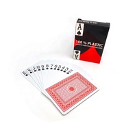 Cartes à jouer en PVC imperméables personnalisées avec logo, écologiques, coins arrondis, pour la publicité, pour un usage familial