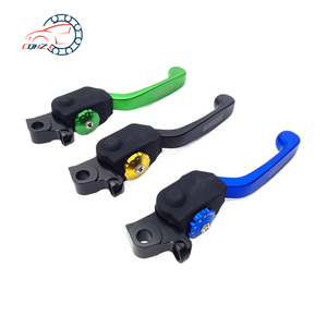 Palanca de Freno Delantero para Motocicleta CQHZJ, Palanca de Freno Plegable para <span class=keywords><strong>Motocross</strong></span>, 7 Velocidades Ajustables para YAMAHA <span class=keywords><strong>KAWASAKI</strong></span> - Product Image 5
