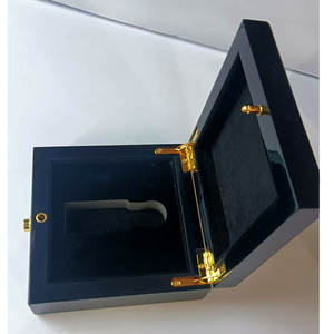 Tùy Chỉnh Đàn Piano Sơn Mài Sang Trọng Bằng Gỗ Màu Đen Nước Hoa Bao Bì Hộp Cứng Hộp Quà Tặng Màu Đen Nhỏ Bằng Gỗ Hộp Quà Tặng - Product Image 2