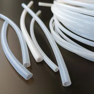 Mangueira de Ptfe Teflon de fábrica Tubo de Ptfe de alta temperatura transparente branco de qualidade alimentar tamanho personalizado Oem