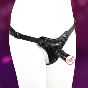 SM giocattoli del sesso per adulti Dildo in Silicone <span class=keywords><strong>Strapon</strong></span> indossabile per cinturino stimolatore punto G lesbico su pantaloni del pene - Product Image 5