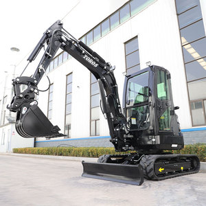 Livraison Gratuite : Mini-Excavatrice sur Chenilles 3,5 Tonnes avec Moteur EPA, Mini-Excavatrice Agricole 1 Tonne, 2 Mini-Excavatrices, Petite Machine d'Excavation - Product Image 5