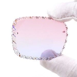 Lentes Sifier Gleam, Lentes de Sol Rosas de Diseñador Personalizadas de <span class=keywords><strong>Marcas</strong></span> Famosas, Lentes Polarizadas de Nylon Anti-aceite con Corte de Ranura y Montura sin Borde de Lujo - Product Image 2