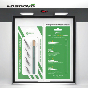 2UUL DA11 Ensemble de 4 lames sexy en acier inoxydable pour réparation de téléphones portables, couteau de levier pour le nettoyage de la colle de puces et le retrait de colle sous-circuit imprimé (PCB) - Garantie 1 an - Product Image 3