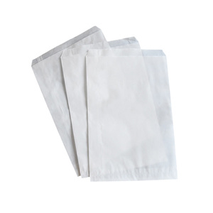 Bolsas de Papel Desechables Blancas Antigrasa para Sándwiches, Bolsas para Llevar con Fondo Resistente, Bolsas de Papel Antigrasa para Snacks y Papas Fritas - Product Image 3