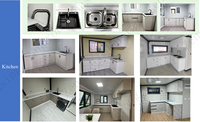 Maisons transportables de haute qualité en acier galvanisé, design extensible, pour une logement familial à long terme sur site