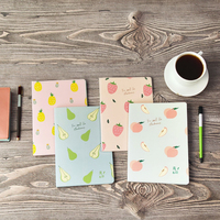 Fabrieksgroothandel Hoge Kwaliteit Ecologisch Dagboek Notitieboek Cartoon Fruit Serie Schattig Geprint Notitieboek 2637