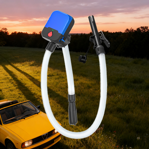 Bomba de Transferencia de Líquidos con Motor de Corriente Continua, Alimentada por Batería DC/AC y USB, 4 Adaptadores, Caudal de 3.8 GPM, Baja Presión, Compatible con OEM, Uso Automotriz - Product Image 6