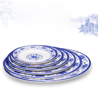 Vaisselle en mélamine d'éléments chinois traditionnels Assiette de beauté orientale Assiettes de restaurant