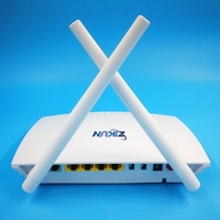 Akıllı ev ağ geçidi ZC-521 GPON ONU 1GE + 3FE LAN portu + 2.4G 5G AC WIFI ONU HGU ONT GEPON ONU için FTTH