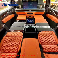 Cloison de séparation TV en cuir PU de luxe, personnalisée pour Vito W447 V Class Metris Sienna Hiace Escalade RS G008