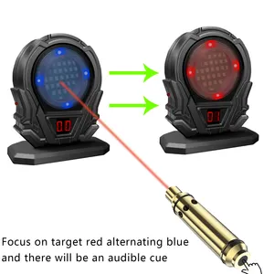 Laser cảm ứng mục tiêu mới điện chấm điểm thực hành mục tiêu với âm thanh giải trí trong nhà đồ chơi Laser thiết bị đào tạo