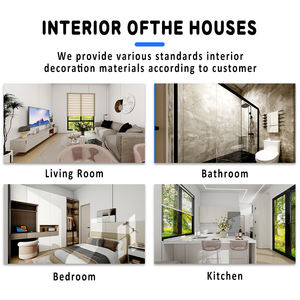 บ้านสำเร็จรูปหรูหราทันสมัยขนาดเล็กแบบพกพา บ้านคอนเทนเนอร์แบบโมดูลาร์พร้อมผนังกระจก บ้านพักสำเร็จรูปสำหรับอยู่อาศัยในสวนหลังบ้าน - Product Image 3