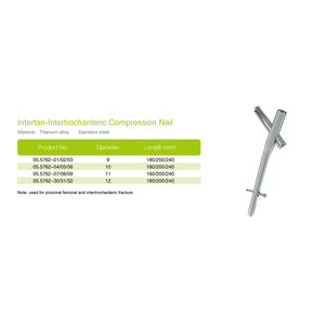 Produk implan kuku ortopedi sertifikat CE ISO kuku kompresi Intertan-intertropanternik implan kuku - Product Image 5