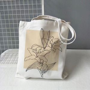 Wholesale Customizable Cotton <b>Tote</b> Bags Reusable Custom Shopping Bags Logo Printed <b>Canvas</b> Woven Material Promotions Available - Product Image 2