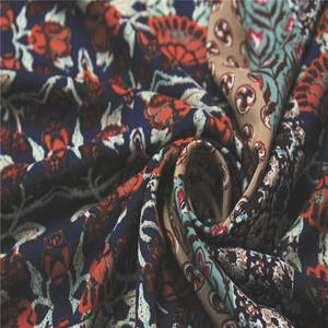 Tela de popelina con estampado bohemio para vestido, tela de popelina de alta calidad, polialgodón, a <span class=keywords><strong>la</strong></span> moda, 60S - Product Image 4