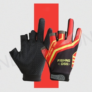 Guantes de Pesca Personalizados sin Dedos con Protección Solar UPF 50+, Guantes de Pesca de Seda de Hielo de Medio Dedo para Exteriores - Product Image 1