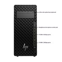 Station de travail HP Z2 Tower G1i personnalisable pour entreprises, avec processeur ultra-performant, DDR5, stockage hybride et GPU évolutif pour le CAO et le montage vidéo