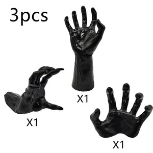 DAMAI Halloween Decorations Wall Mounted Creepy Reaching Hands with Lighted Candles for Gothic Scary Halloween Indoor Wall Decor - Product Image 5