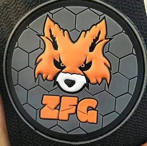 Badges en PVC avec logo de marque club personnalisé pour vêtements de sport Parche Accessoires de vêtement Patch