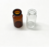 Flacon en verre ambré de type I de 6 ml pour le stockage de médicaments et les solutions d'emballage pharmaceutique