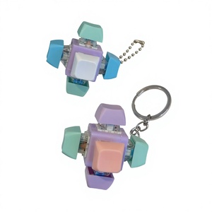 En stock : Capuchons de touches de clavier 6/9 <span class=keywords><strong>Switch</strong></span>, DIY, bouton anti-stress, porte-clés, capuchons de touches vierges, mignons, anime, pour clavier mécanique - Product Image 5