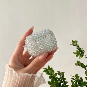 2024 moda mujer chica Bling Airpod Case, diseñador de lujo Diamond Earbuds Cases para Airpod Pro 1/2 - Product Image 4