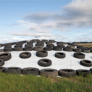 ผ้าคลุมไซโล 5 ชั้น ขนาด 12 ม. x 150 ไมครอน x 50 ม. สีขาว/ดำ ผ้าคลุมบังเกอร์เก็บหญ้าหมัก - Product Image 3