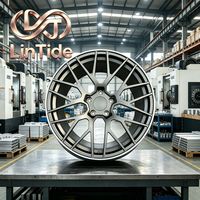 Rueda de Repuesto Forjada a Medida, Acabado Mate Gris Metálico, Diseño Multirradio en Y, para Tuning de Autos, Alta Precisión y Plazo de Entrega Corto