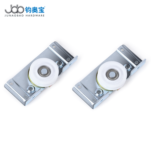 JOBシングルサイドソフトクロージングスライディングドアローラー付き家具ホイール付きストッパープーリー付きスライドドア木製ワードローブ - Product Image 3