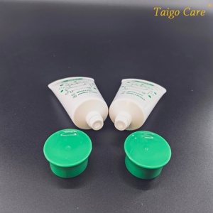 Tube cosmétique rond vide en PE de 35 mm de diamètre, 50 ml, vert, avec bouchon à vis mignon pour lotion corporelle, emballage pour soins de la peau - Product Image 6