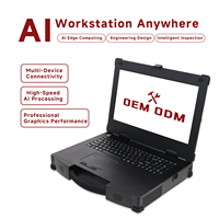 Nieuwe RTX 4090M AI Robuuste Laptop Intel I9-14900T 96GB RAM 16GB VRAM Aluminium Engels Toetsenbord OEM ODM