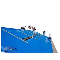 Bâche en tissu PE léger, imperméable, anti-âge, pour couverture de sol, tissée, enduite, protection de toit de tente extérieure, résistante aux UV