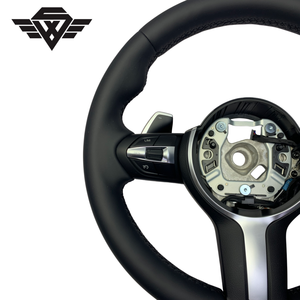 Volant de voiture en cuir véritable personnalisé de luxe pour <span class=keywords><strong>BMW</strong></span> M3 M6 M1 M2 G38 <span class=keywords><strong>CS</strong></span> <span class=keywords><strong>Prix</strong></span> d'usine - Product Image 3