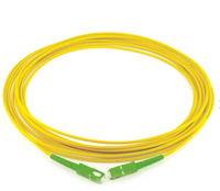 LSZH 9/125 SC Kabel Tambal Sulam Serat Optik, Jumper Kabel Patch APC