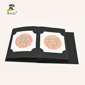 새로운 색맹 검사 책, 검안 기기, 전문가용 색채 시력 검사 책, 검안 시험용 - Product Image 1
