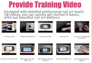 Máy in móng tay thông minh 3D chuyên nghiệp sử dụng thương mạ<span class=keywords><strong>i</strong></span>, kết nố<span class=keywords><strong>i</strong></span> <span class=keywords><strong>WiFi</strong></span> Bluetooth không dây, tự động sơn và sấy, sử dụng đ<span class=keywords><strong>i</strong></span>ện. - Product Image 5