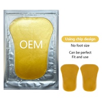 Masque Chaussettes pour les Pieds au Collagène et Or 24K Marque Blanche – Hydratant, Éclaircissant, Raffermissant – Soin des Jambes pour Talons Secs et Fissurés – Fournisseur en Gros