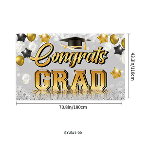 Decorazioni da Parete per Festa di Laurea 2025, Striscione 'Ci Fingiamo Grandi Orgogliosi di <span class=keywords><strong>Te</strong></span>' per Interni ed Esterni - Product Image 3