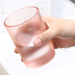 Vaso de plástico esmerilado transparente JW-7730, 301-400ml, vaso nórdico de color para enjuague bucal, para uso en el baño - Product Image 3